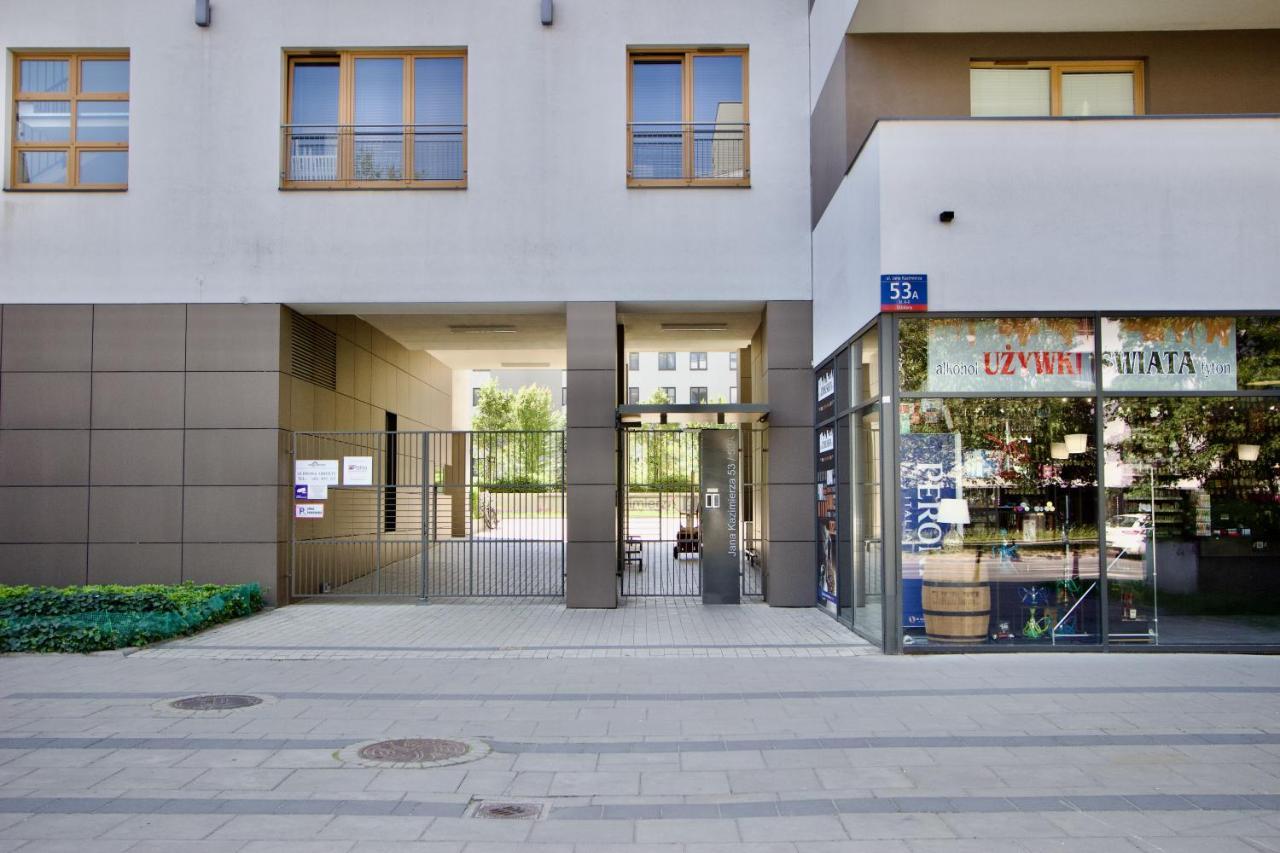 شقة Mp Rent- 48M, Klimatyzacja, Ogrodek, Parking, Jana Kazimierza, Travellerrevawards2024 وارسو المظهر الخارجي الصورة